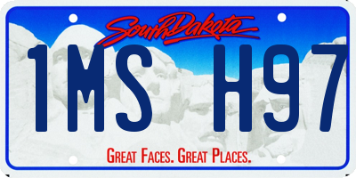 SD license plate 1MSH97