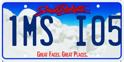 SD license plate 1MSI05