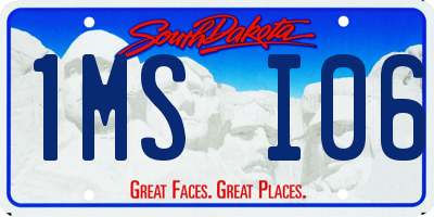 SD license plate 1MSI06