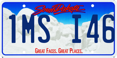 SD license plate 1MSI46
