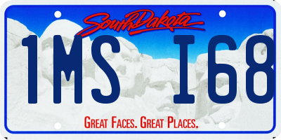 SD license plate 1MSI68