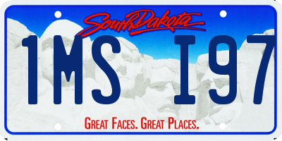 SD license plate 1MSI97