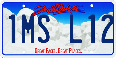 SD license plate 1MSL12