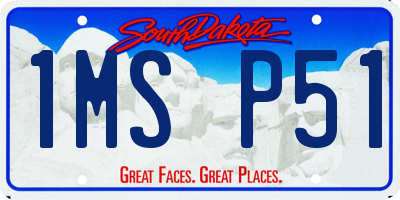 SD license plate 1MSP51