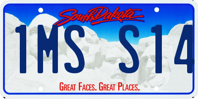 SD license plate 1MSS14