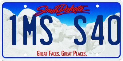 SD license plate 1MSS40