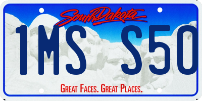 SD license plate 1MSS50
