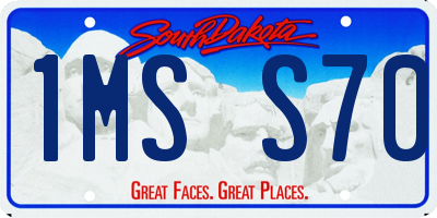 SD license plate 1MSS70