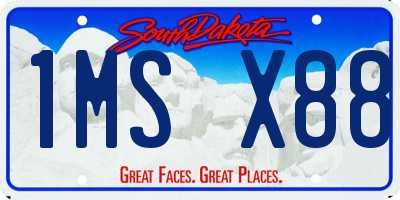 SD license plate 1MSX88