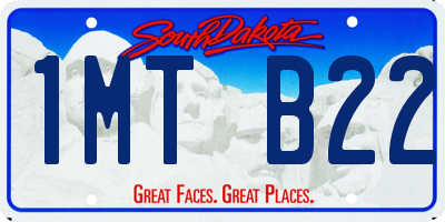 SD license plate 1MTB22