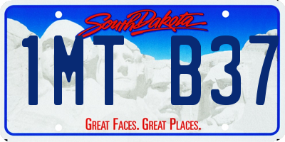 SD license plate 1MTB37