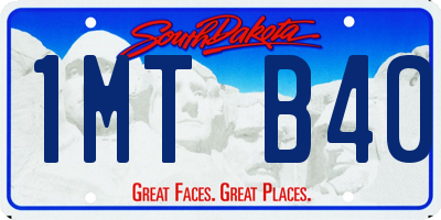 SD license plate 1MTB40