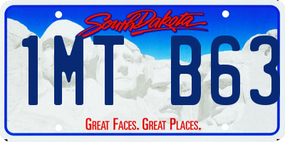 SD license plate 1MTB63