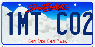 SD license plate 1MTC02