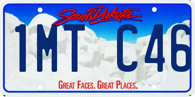 SD license plate 1MTC46