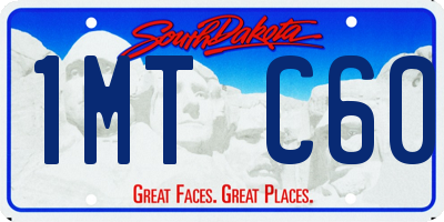 SD license plate 1MTC60