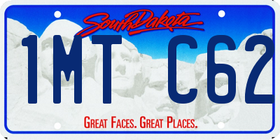 SD license plate 1MTC62