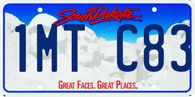 SD license plate 1MTC83