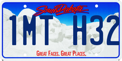 SD license plate 1MTH32