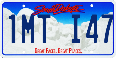 SD license plate 1MTI47