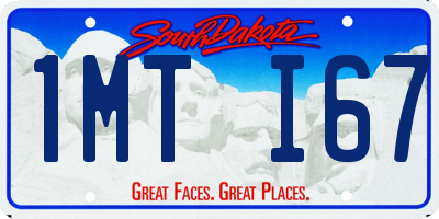 SD license plate 1MTI67