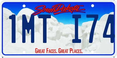 SD license plate 1MTI74
