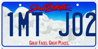 SD license plate 1MTJ02