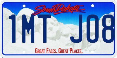 SD license plate 1MTJ08