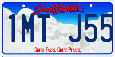 SD license plate 1MTJ55