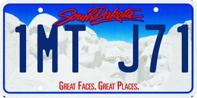 SD license plate 1MTJ71