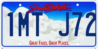 SD license plate 1MTJ72