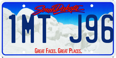 SD license plate 1MTJ96