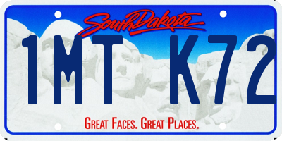 SD license plate 1MTK72