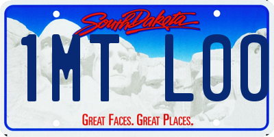 SD license plate 1MTL00
