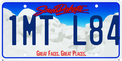 SD license plate 1MTL84