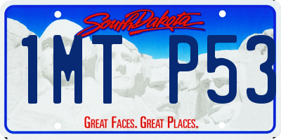 SD license plate 1MTP53