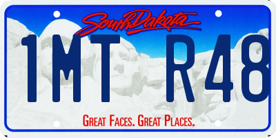SD license plate 1MTR48