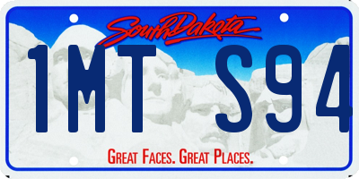 SD license plate 1MTS94