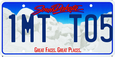 SD license plate 1MTT05