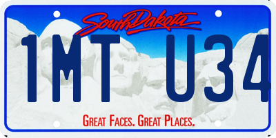 SD license plate 1MTU34
