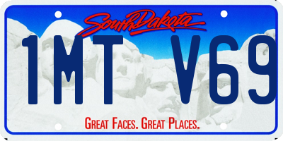 SD license plate 1MTV69