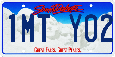 SD license plate 1MTY02