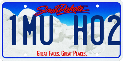 SD license plate 1MUH02