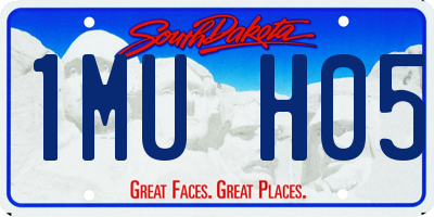 SD license plate 1MUH05