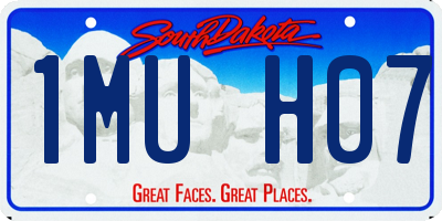 SD license plate 1MUH07
