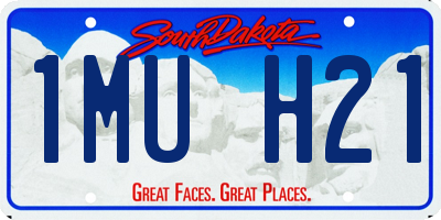 SD license plate 1MUH21