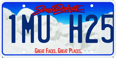SD license plate 1MUH25