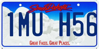 SD license plate 1MUH56