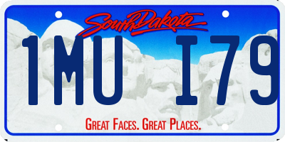 SD license plate 1MUI79