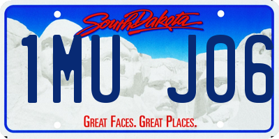 SD license plate 1MUJ06